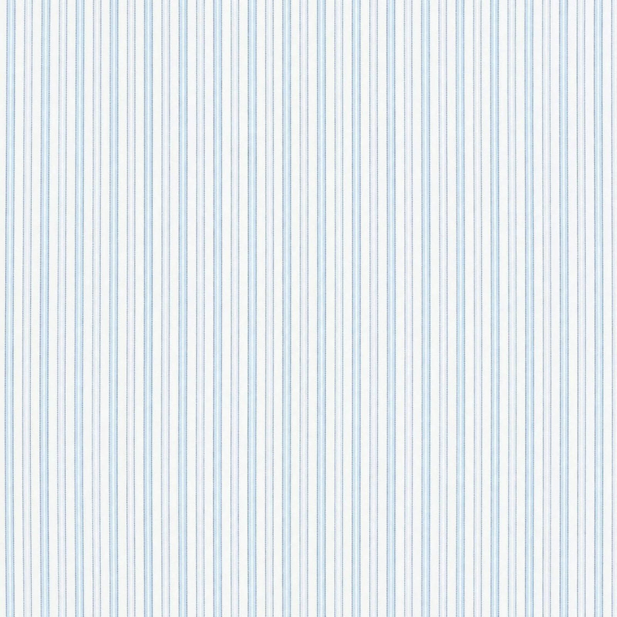 AFAS Custom Size Blue & White Vertical Pinstripe Cotton Fabric SKU F0049