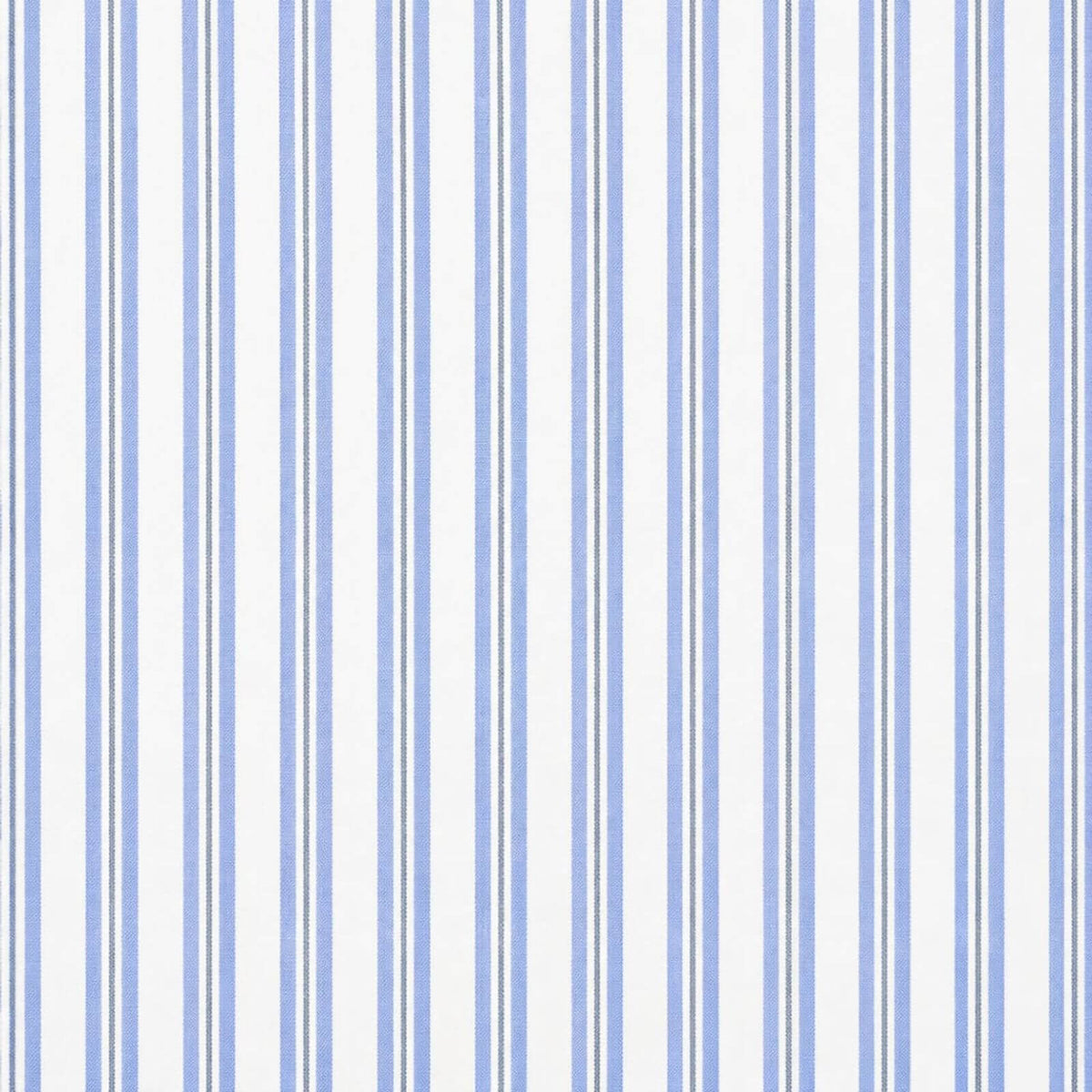 AFAS Custom Size White Sky Blue Multi Stripe Cotton fabric - SKU F0030