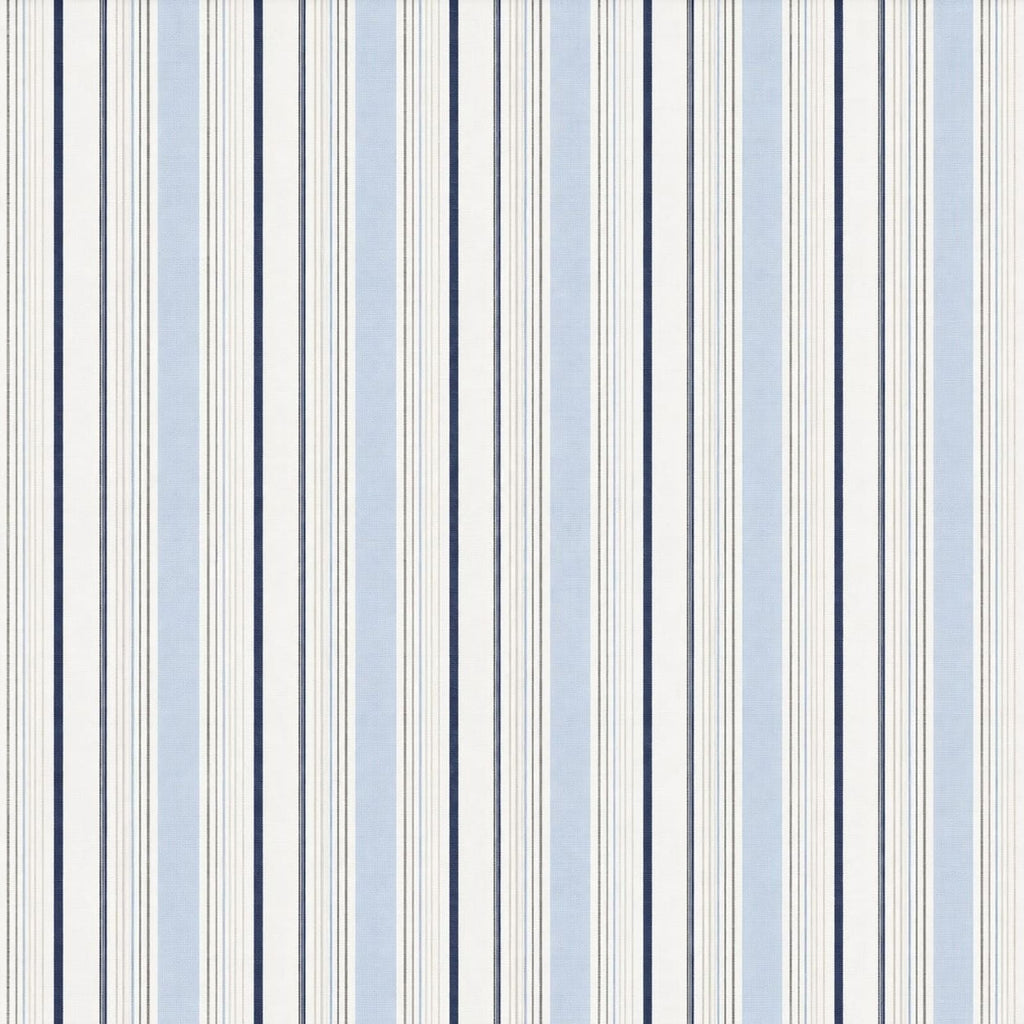 AFAS Custom Size White Multi Stripe Cotton Fabric - SKU F0043