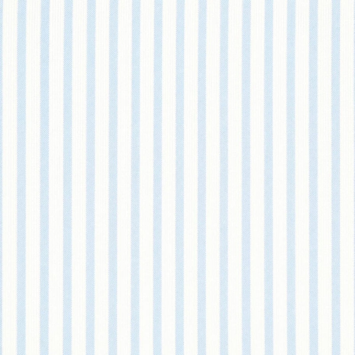 AFAS Custom Size Men's White & Sky Blue Striped Cotton fabric - SKU F0026