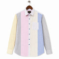 AFAS Ready-Made Different Color Boxes cotton Rich Fabric Shirt - SKU S0008