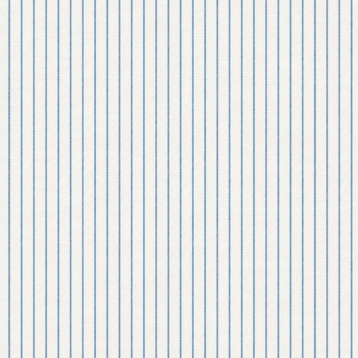 AFAS Custom Size White Fine Blue Stripe Cotton Fabric SKU F0045