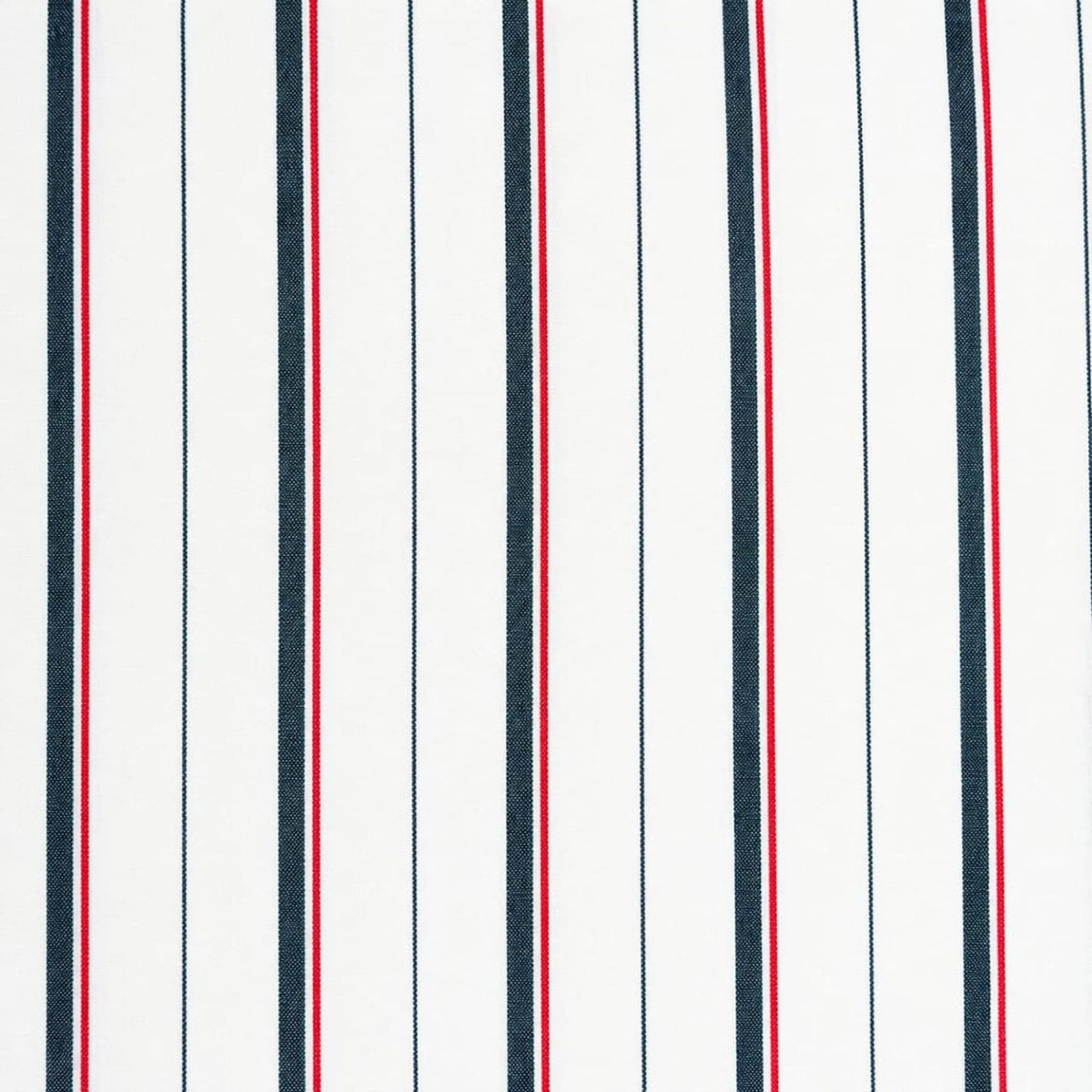 AFAS Custom Size Classic White Multi-Stripe Cotton Fabric - SKU F0019