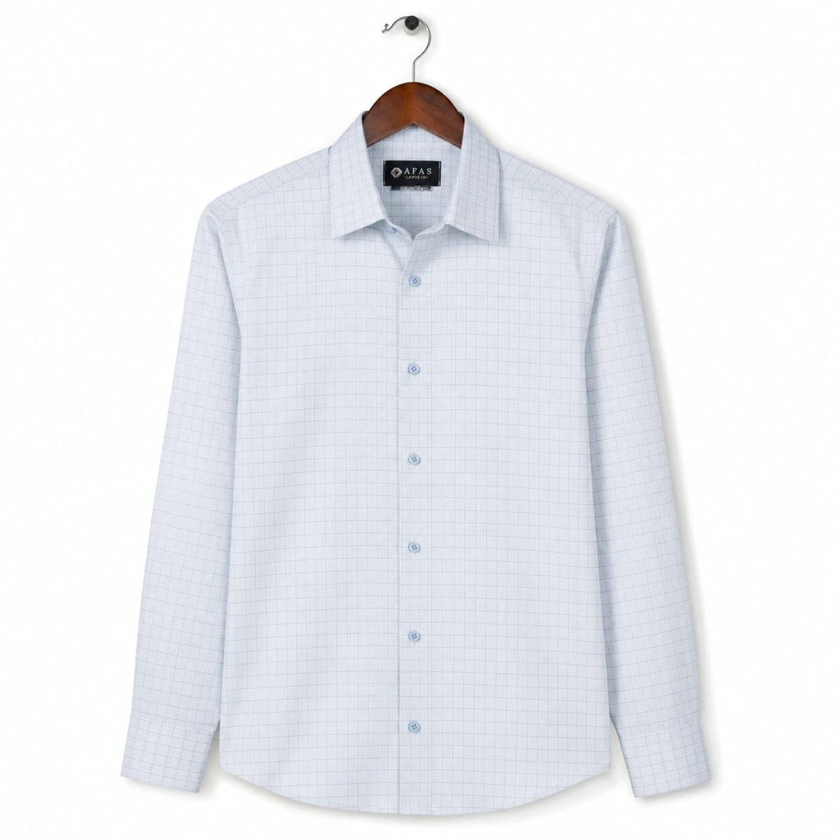 AFAS Ready-Made Small Boxes cotton Rich Fabric Shirt - SKU S0009