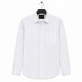AFAS Ready-Made Vertical Stripe cotton Rich Fabric Shirt - SKU S0012