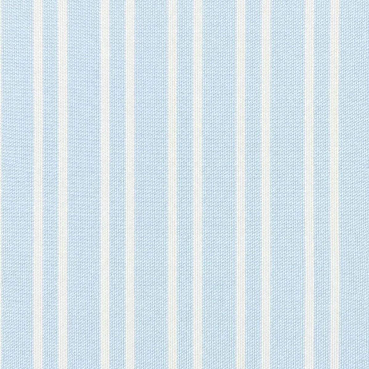 AFAS Custom Size Sky Blue & White Vertical Stripe Cotton Fabric - SKU F0053
