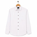 AFAS Ready-Made Vertical Stripe cotton Rich Fabric Shirt - SKU S0013