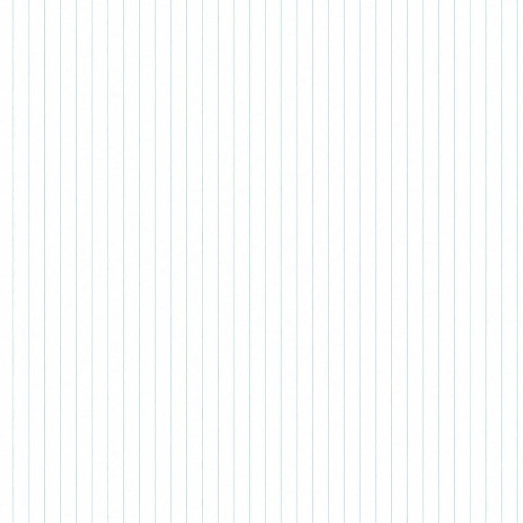 AFAS Custom Size White Sky Blue Pinstripe Cotton Fabric - SKU F0034