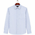 AFAS Ready-Made Vertical Stripe cotton Rich Fabric Shirt - SKU S0014