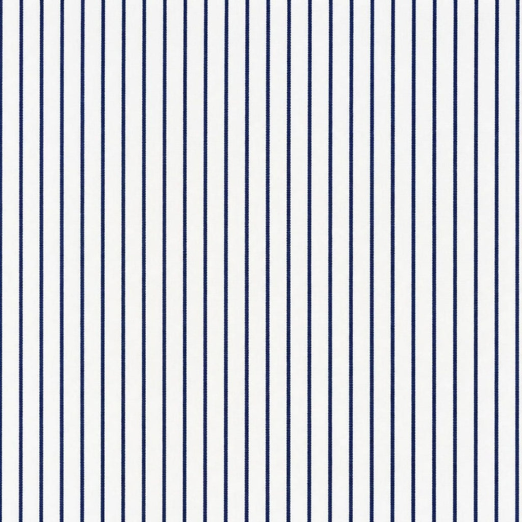 AFAS Custom Size Classic Navy Pinstripe Cotton Fabric - SKU F0010