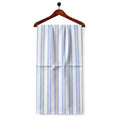 AFAS Custom Size White Sky Blue Multi Stripe Cotton fabric - SKU F0030
