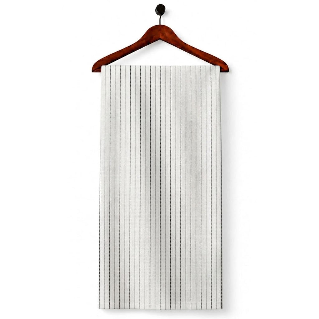 AFAS Custom Size Executive Grey & Black Stripe Cotton Fabric - SKU F0040