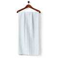 AFAS Custom Size Blue & White Vertical Pinstripe Cotton Fabric SKU F0049