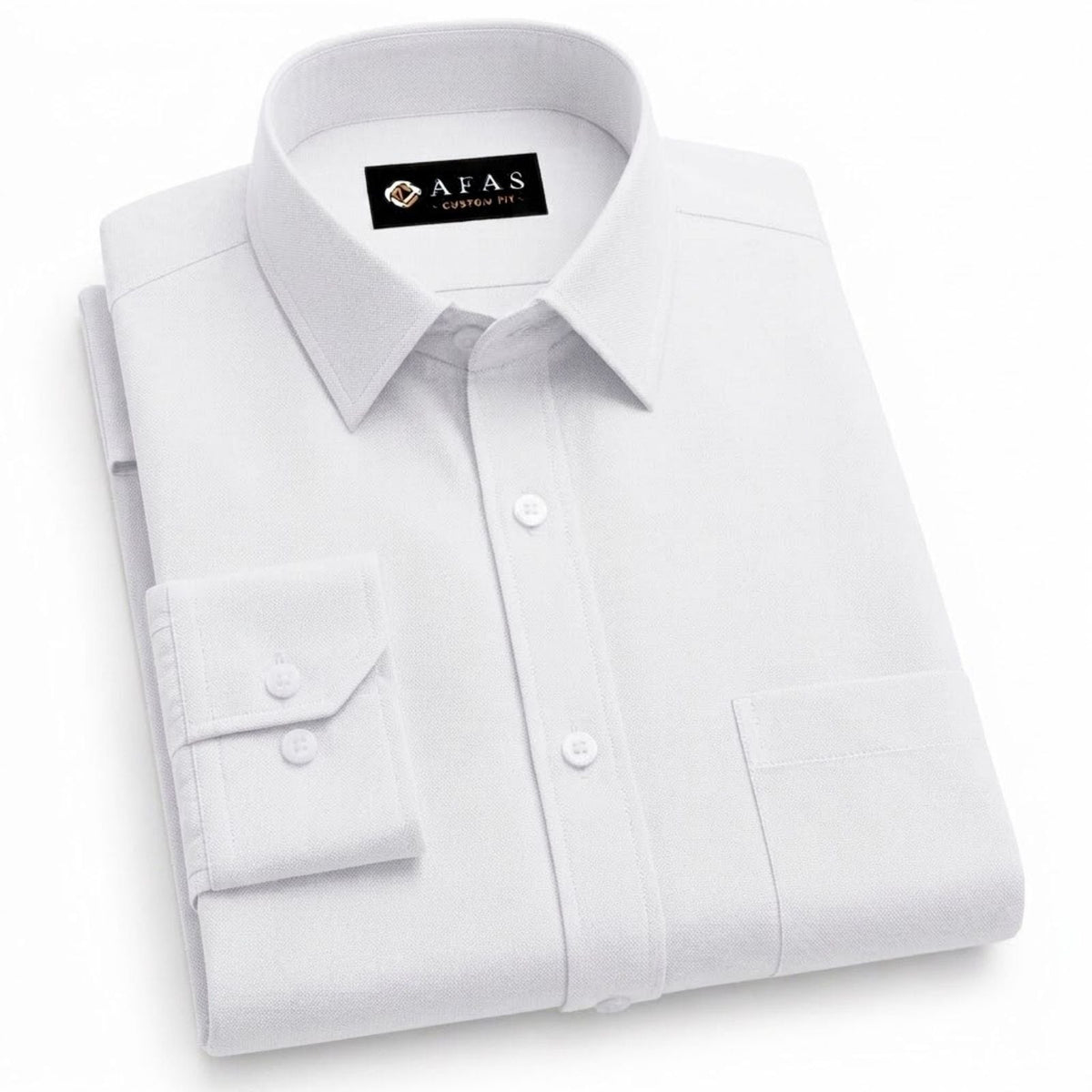 Men's Solid Light Grey Oxford Cotton Fabric SKU ! 314