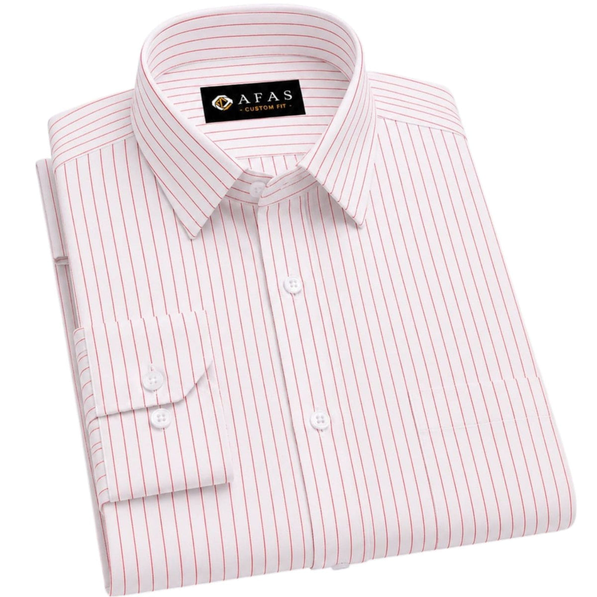 AFAS Custom Size Classic Red Pinstripe Cotton Fabric - SKU F0018